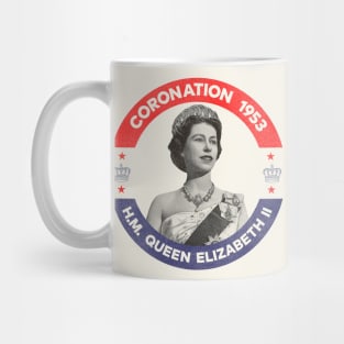 Queen Elizabeth Vintage 1953 Coronation Mug